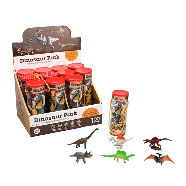 DINO EN TUBO 12 PCS.