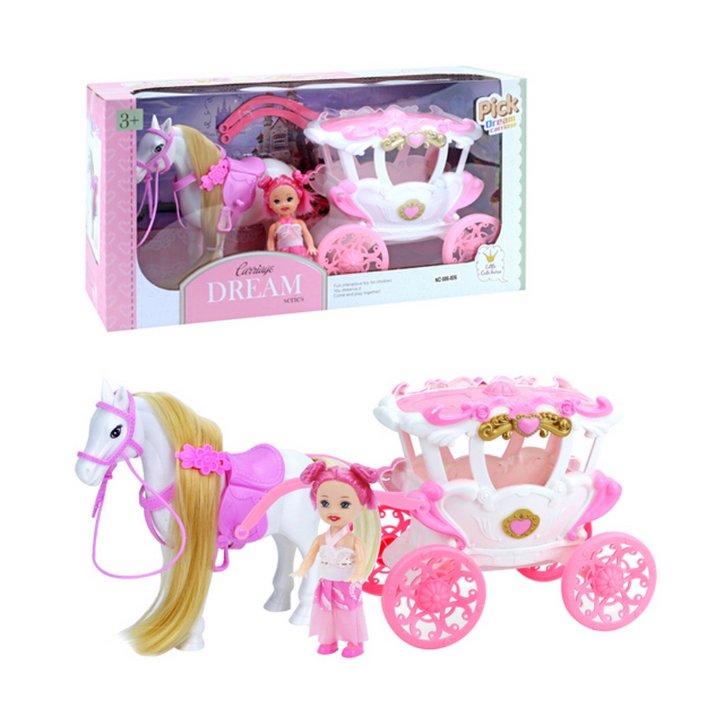 CARRUAJE PRINCESA CON MUÑECA