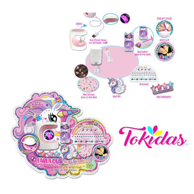 MANICURE CON SECADOR UNICORNIO