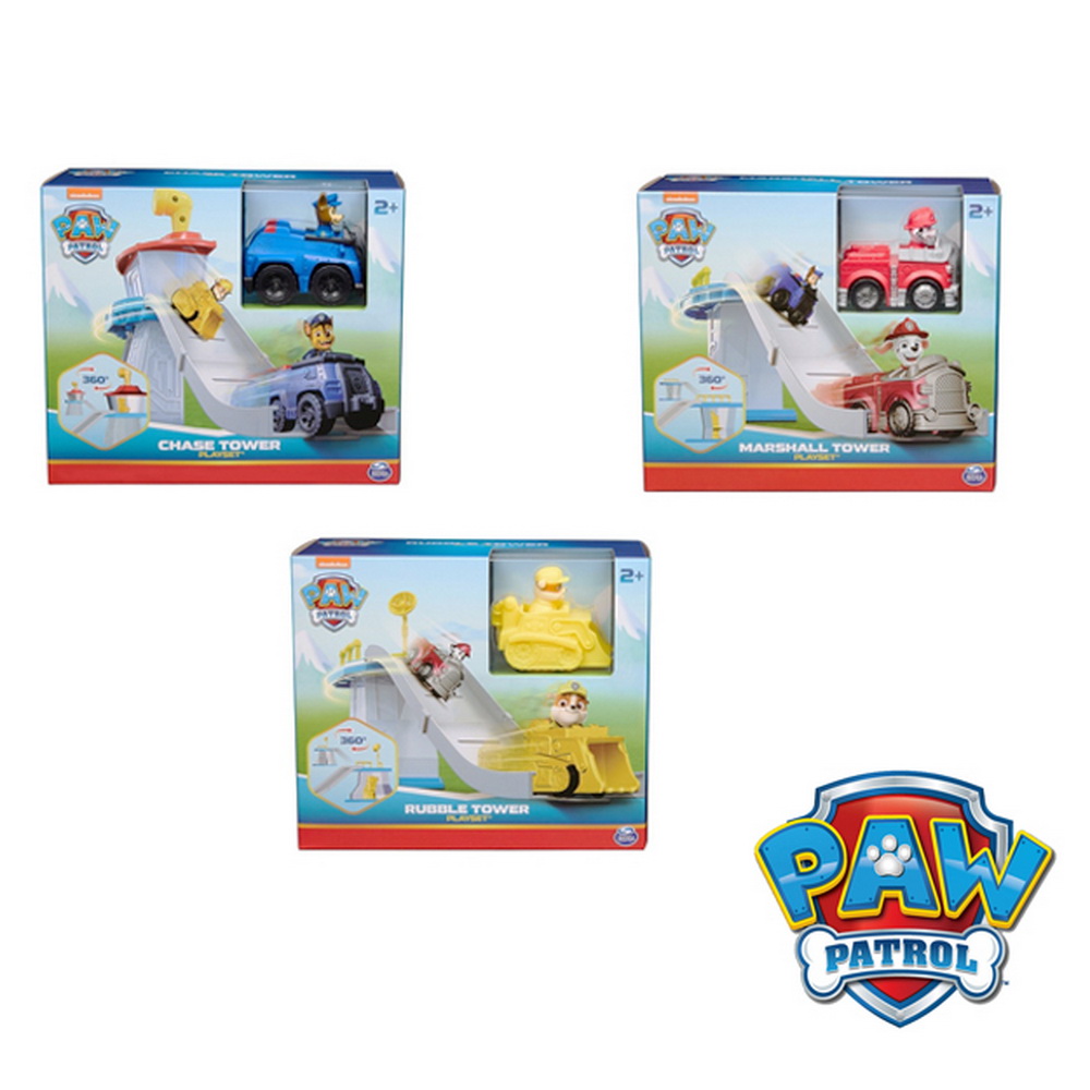 PAW PATROL MINI TORRE CON 1 AUTO